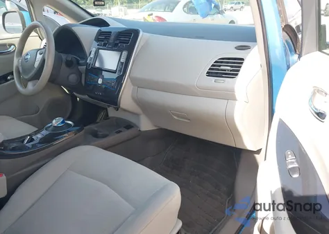 2012 Nissan Leaf Sl из США, поврежденный, VIN JN1AZ0CP3CT023183